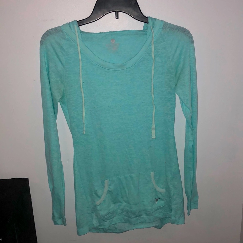Brand new never worn Sky blue thin hoodie